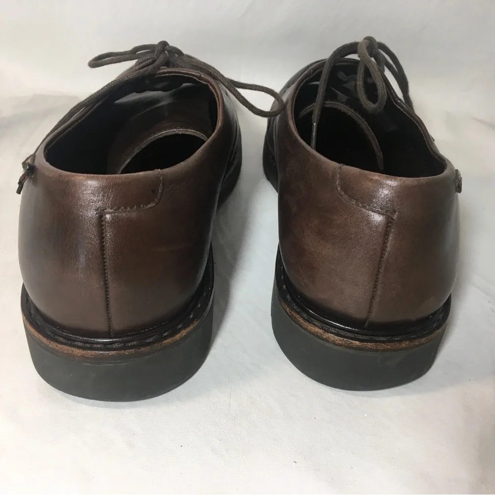 Mephisto Brown Oxford Shoes Men's Size 8 US Goodyear Welt Air Flex Leather